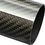 50mm(47mm) Woven Finish Carbon Fibre Tube CFT-WF-50-37-1